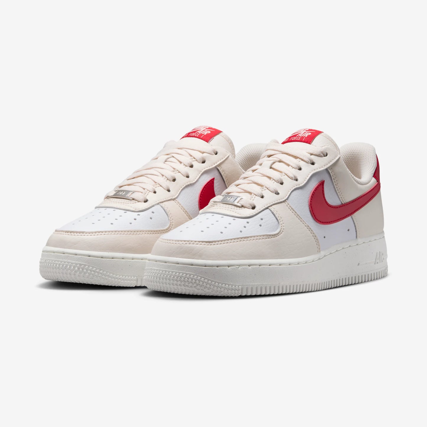 Nike Air Force 1 Low '07 Next Nature Pale Ivory University Red (Women's)