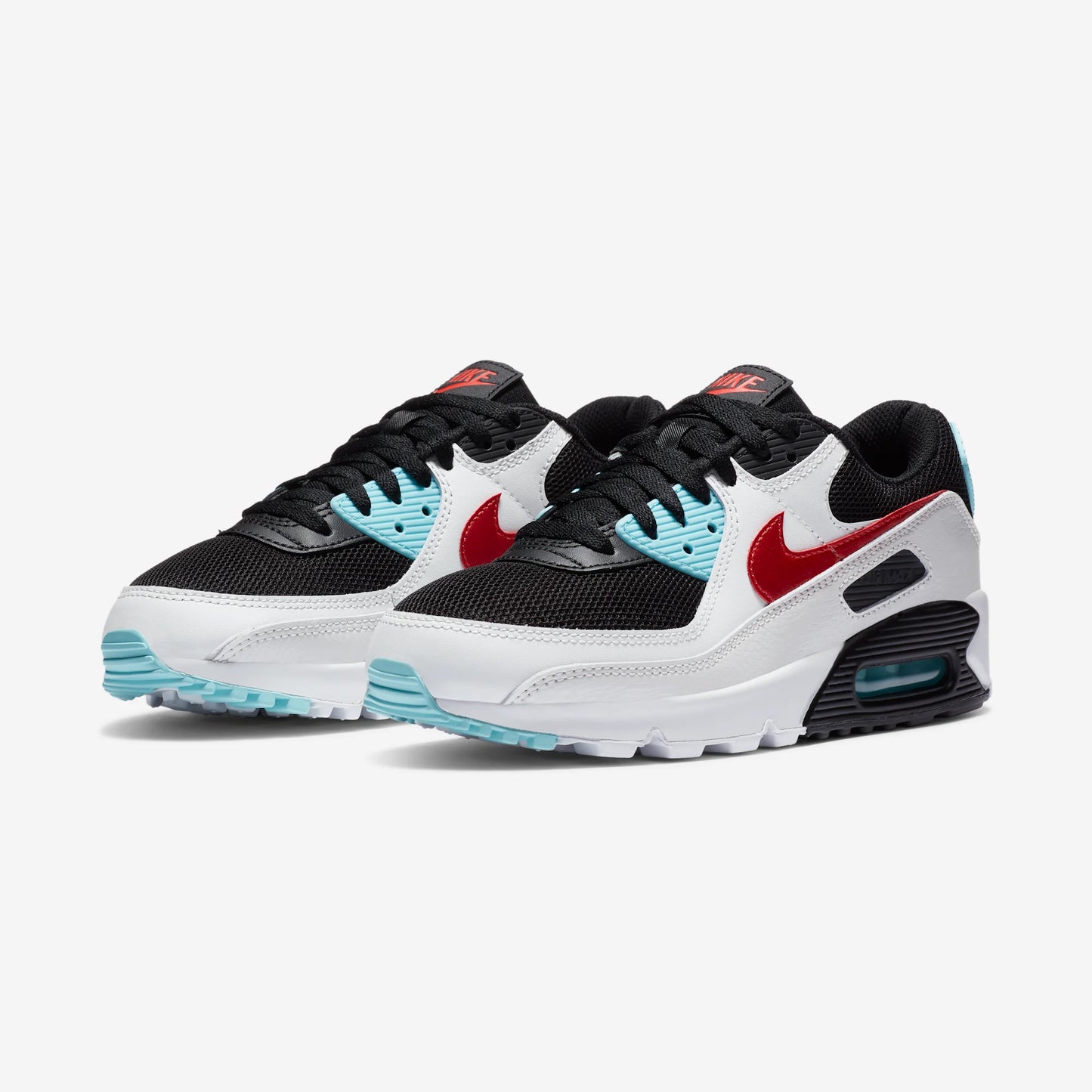 Nike Air Max 90 Aqua Red White Black (Women's)
