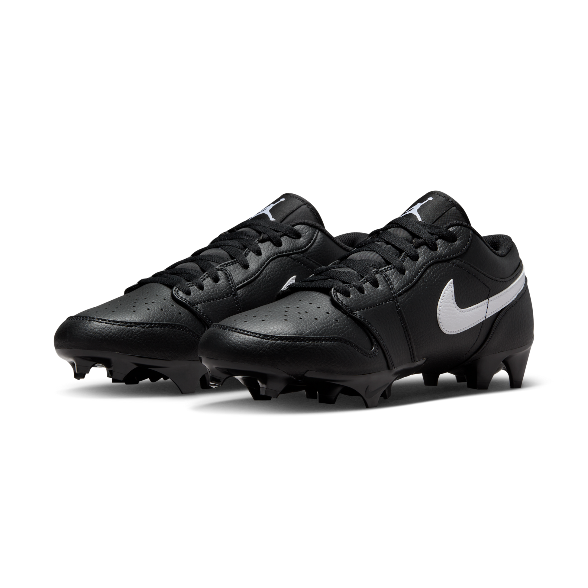 Jordan 1 Low TD Cleat Black White