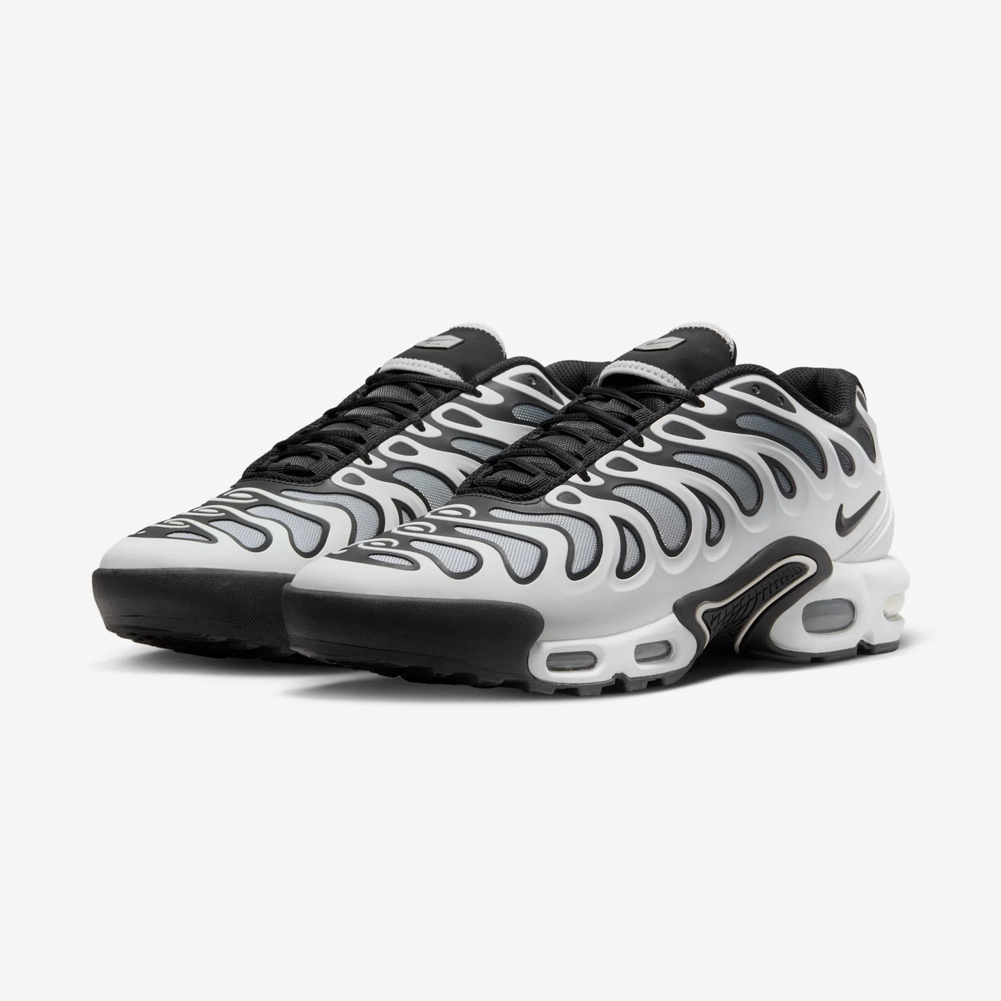 Nike Air Max Plus Drift White Black Metallic Silver