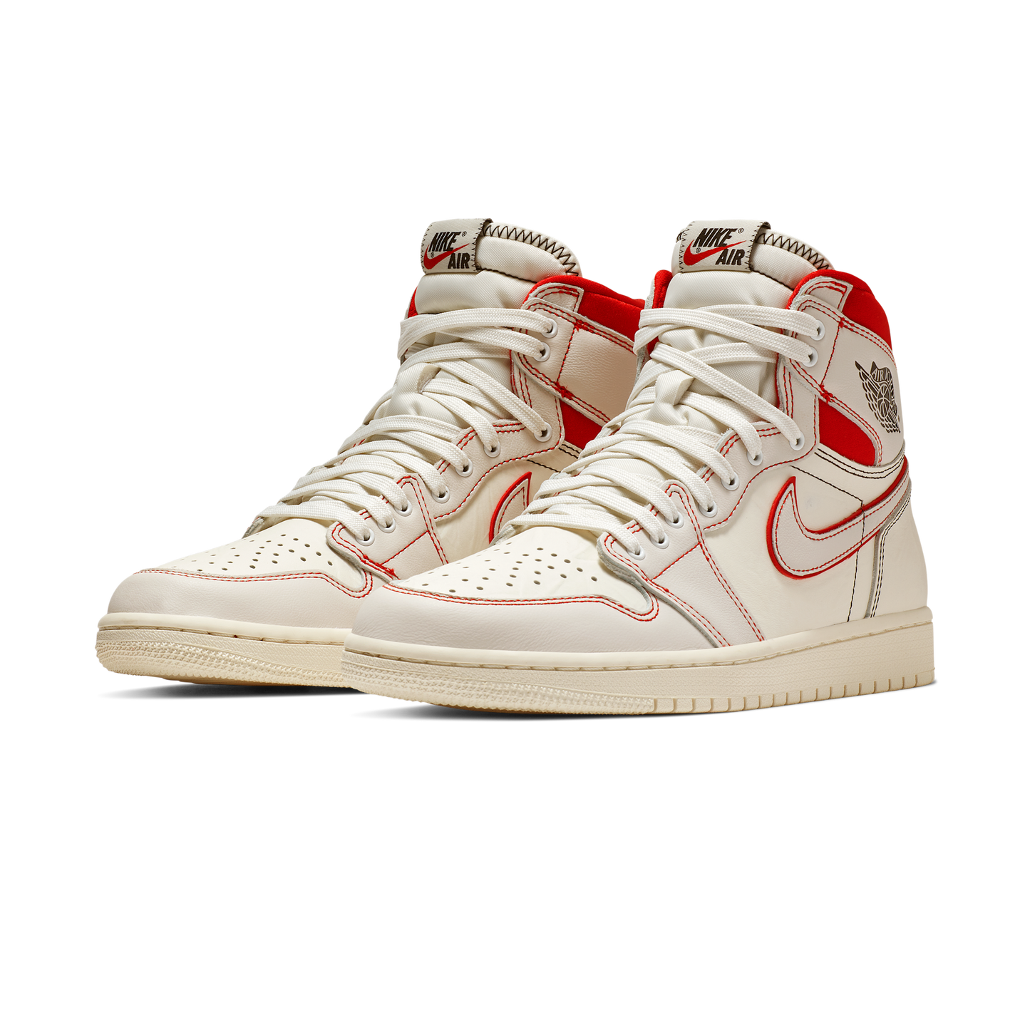 Jordan 1 Retro High Phantom Gym Red
