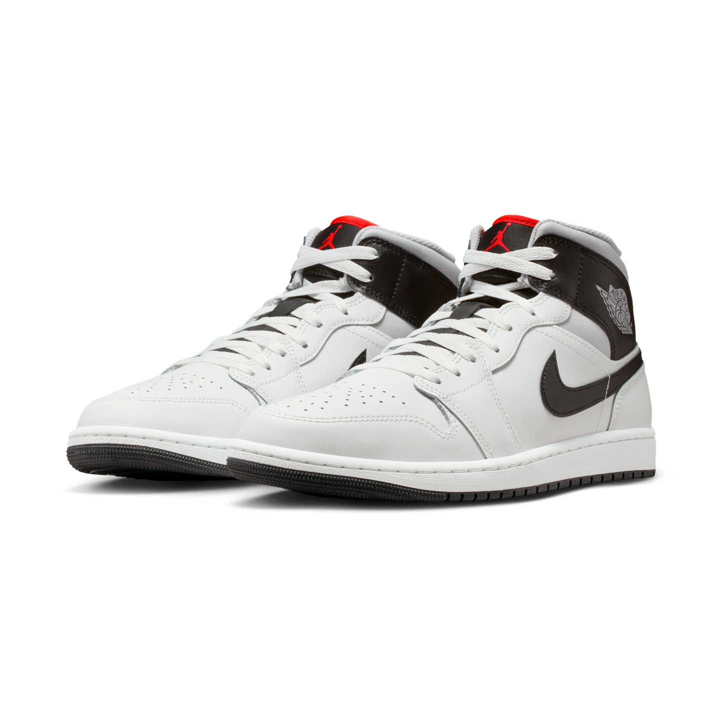 Jordan 1 Mid White Neutral Grey Infrared