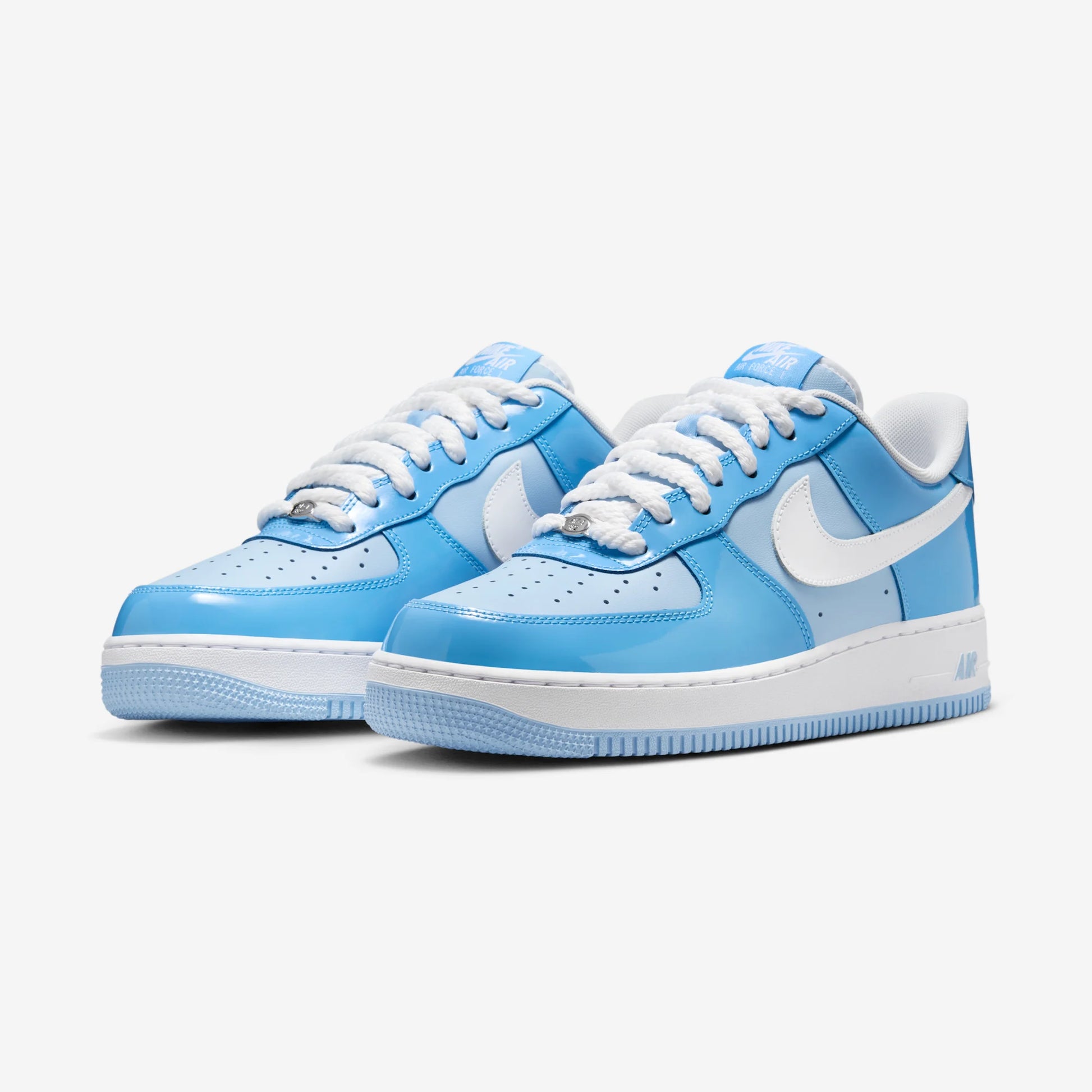 Nike Air Force 1 Low '07 LV8 Phychic Blue White Patent