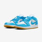 Jordan 1 Low White Gum Light Brown Dark Powder Blue (Women's)