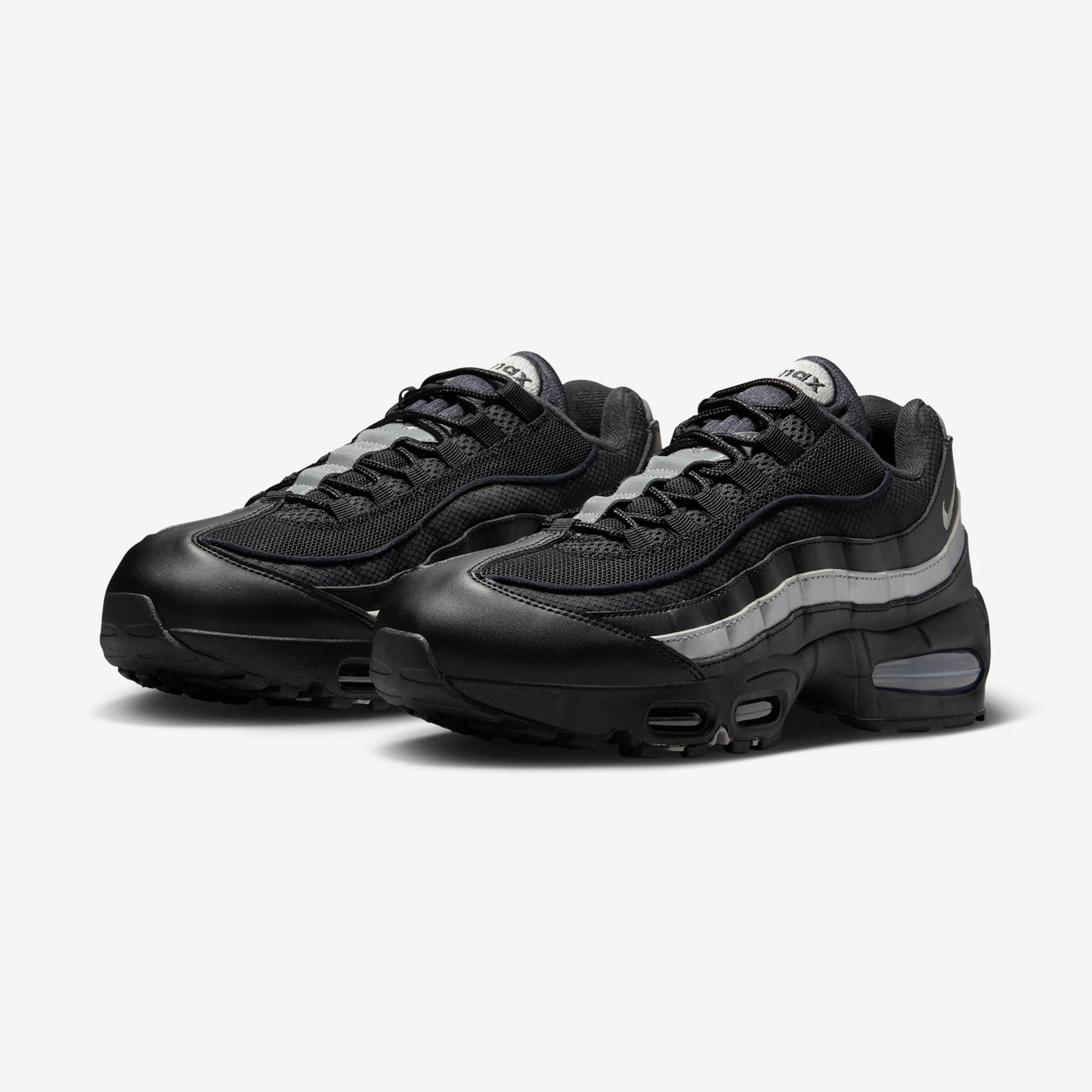 Nike Air Max 95 OG Big Bubble Black White Metallic Silver