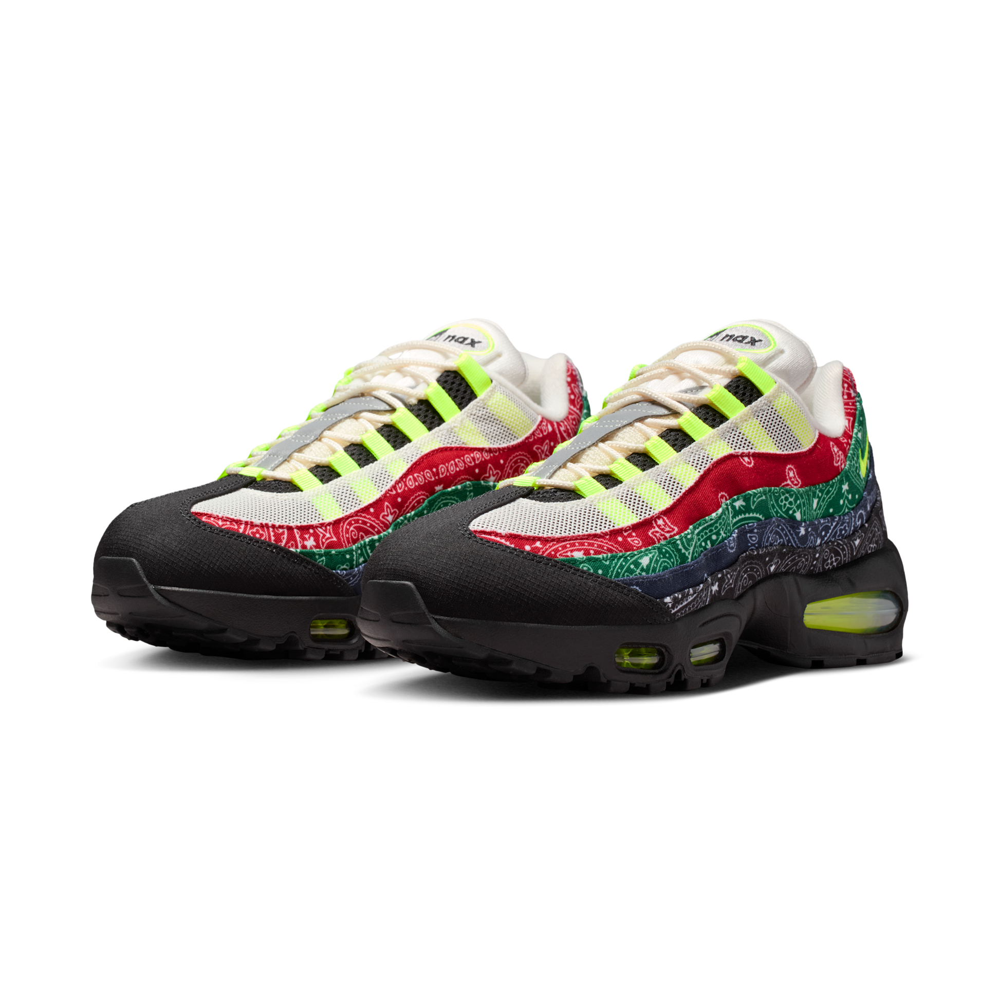 Nike Air Max 95 OG Big Bubble Neon Paisley Bandana