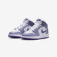 Jordan 1 Mid Dusty Amethyst White Court Purple (GS)