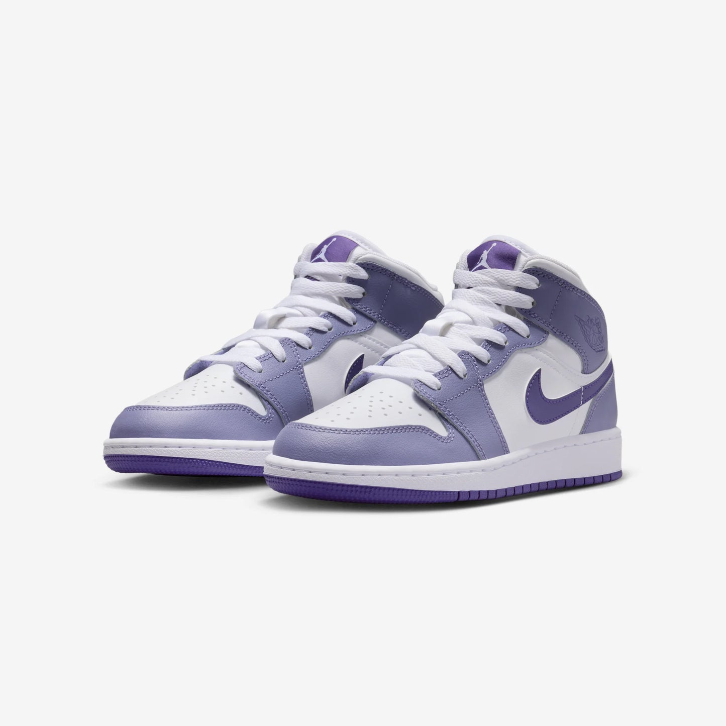 Jordan 1 Mid Dusty Amethyst White Court Purple (GS)