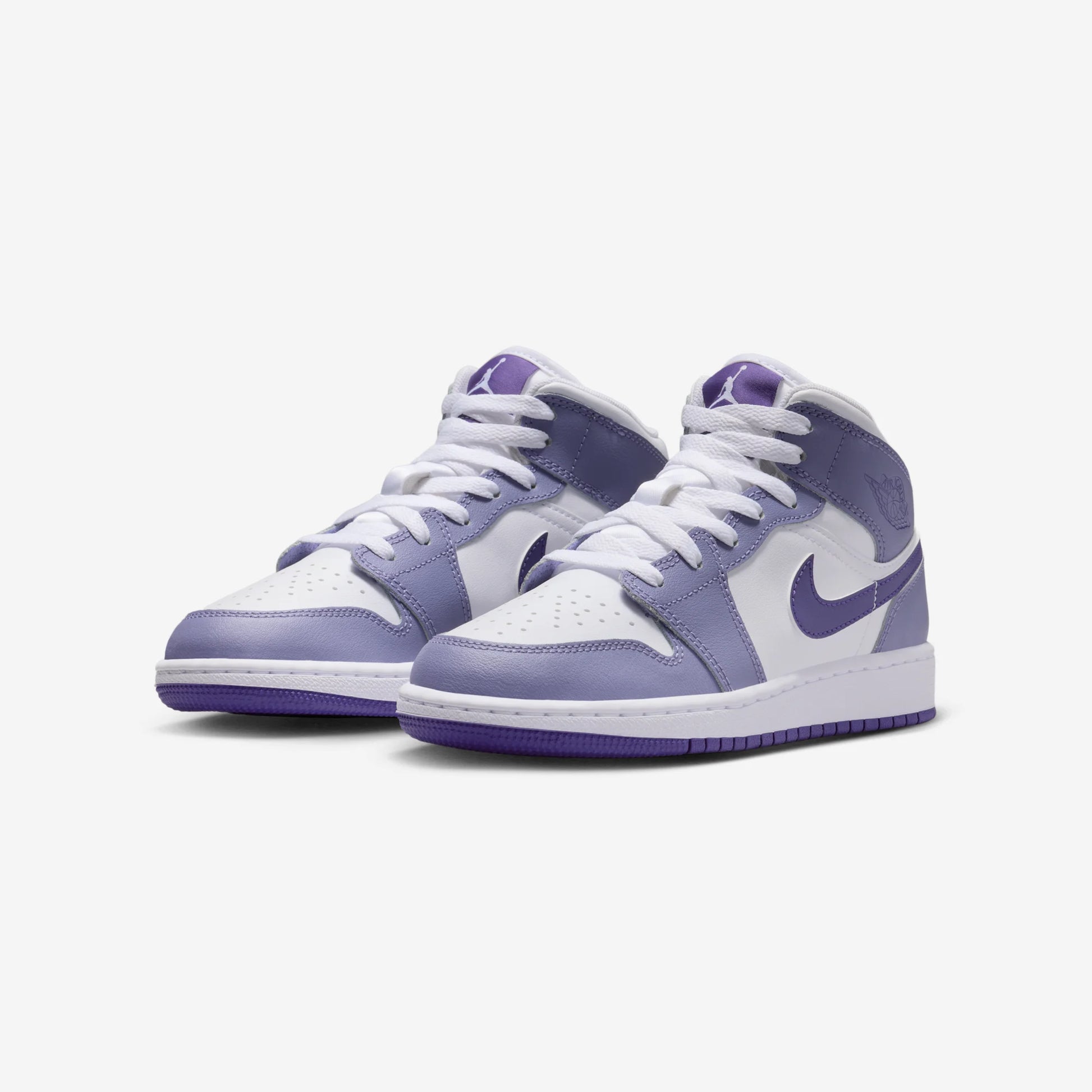 Jordan 1 Mid Dusty Amethyst White Court Purple (GS)