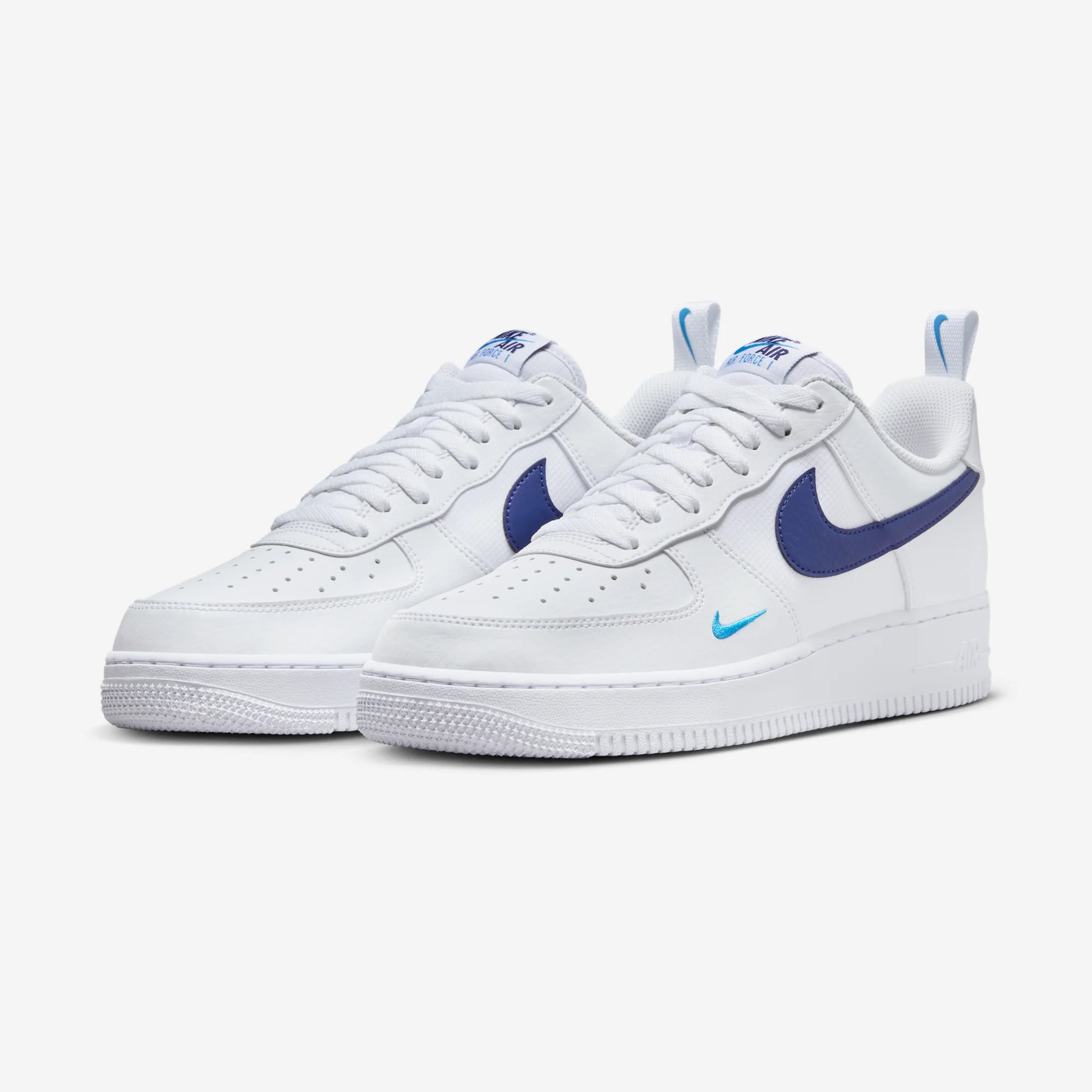 Nike Air Force 1 Low White Light Photo Blue Deep Royal Blue