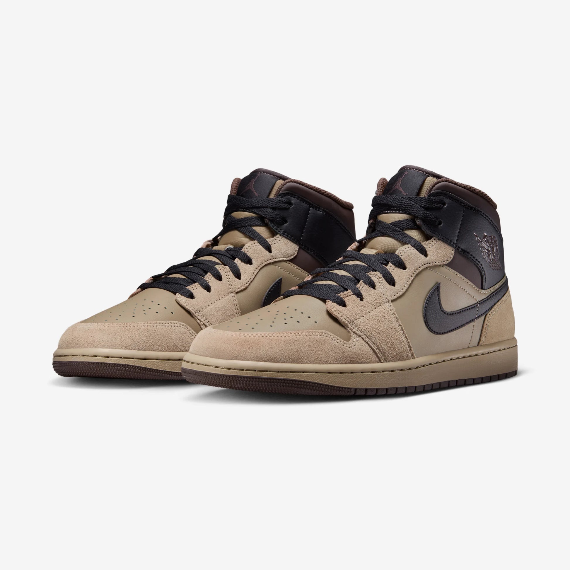 Jordan 1 Mid Khaki Baroque Brown