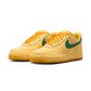 Nike Air Force 1 Low Patent Leather Topaz Gold Pine Green
