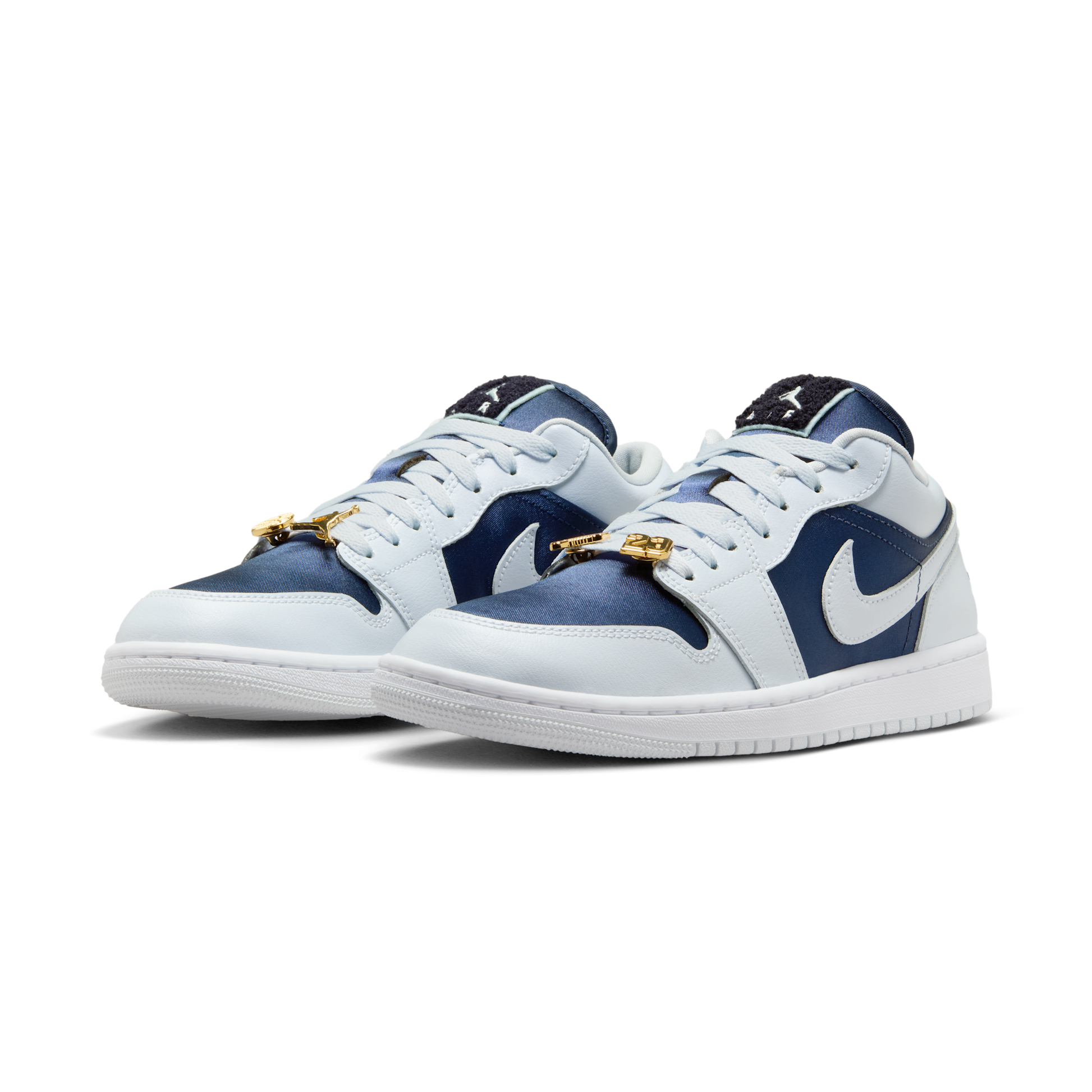 Jordan 1 Low SE Football Grey White Gym Red Midnight Navy (Women's)