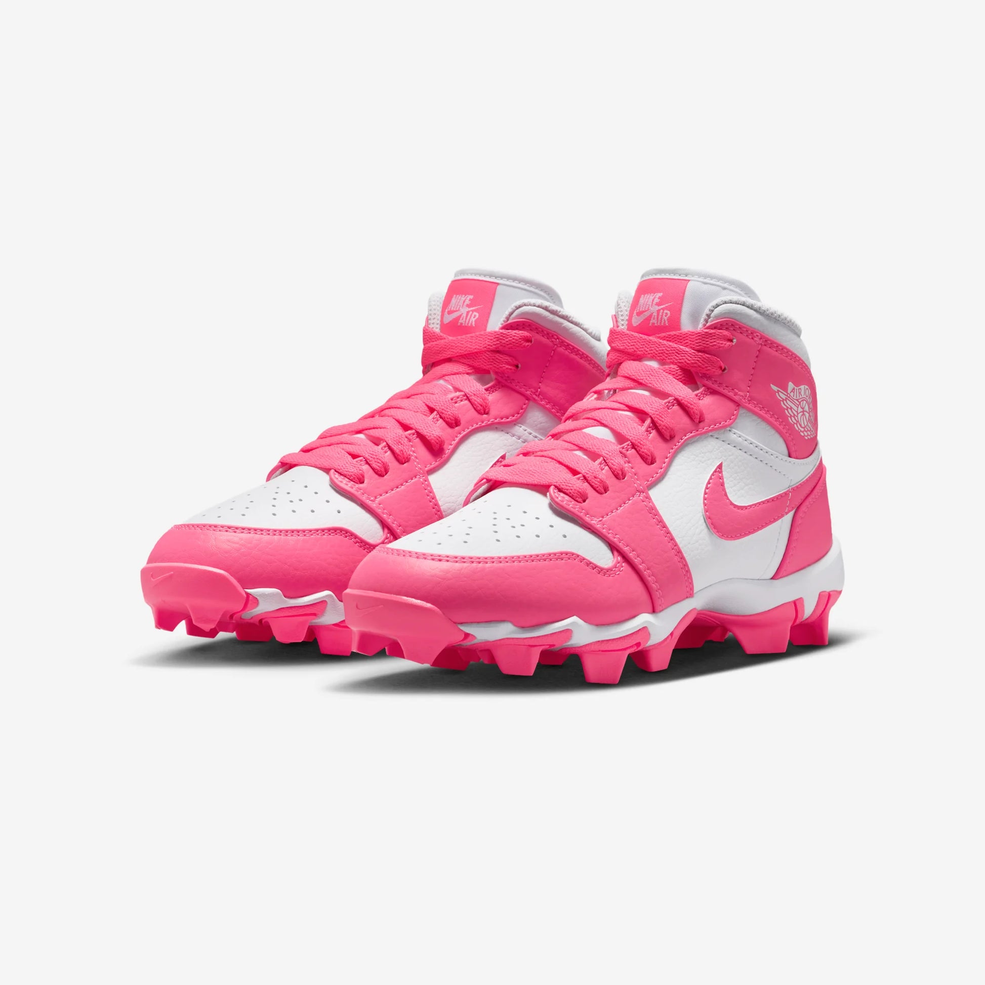 Jordan 1 Mid Cleat White Digital Pink (GS)