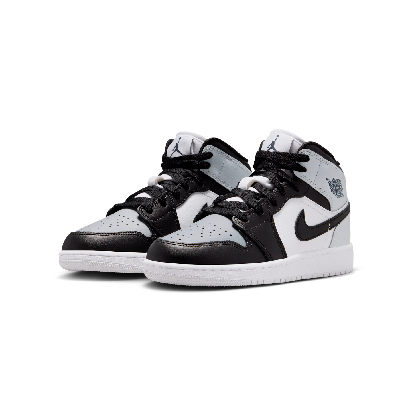 Jordan 1 Mid Black Aura Squadron Blue