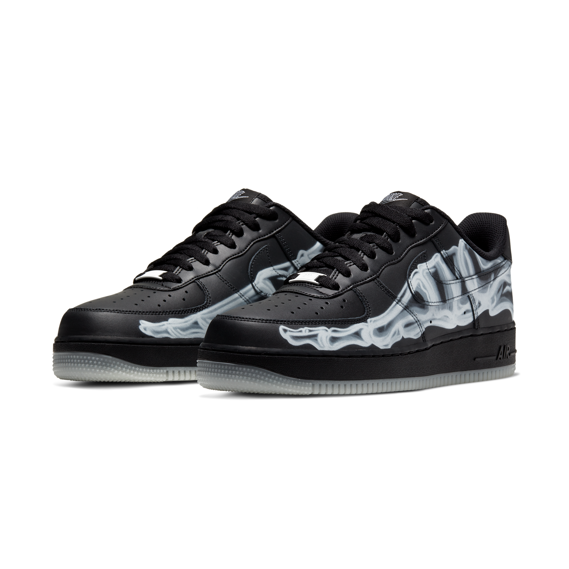 Nike Air Force 1 Low Black Skeleton Halloween (2019)
