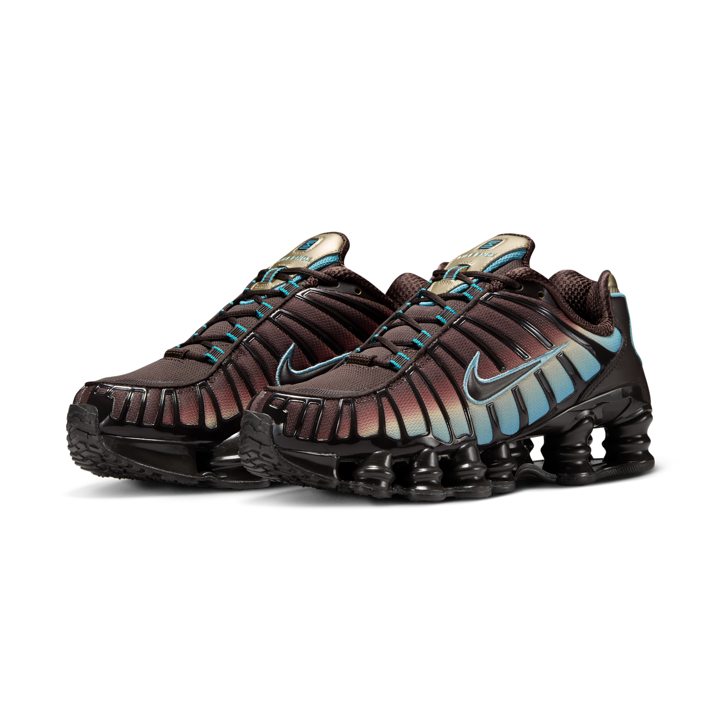 Nike Shox TL Velvet Brown Denim Turquoise (Women's)