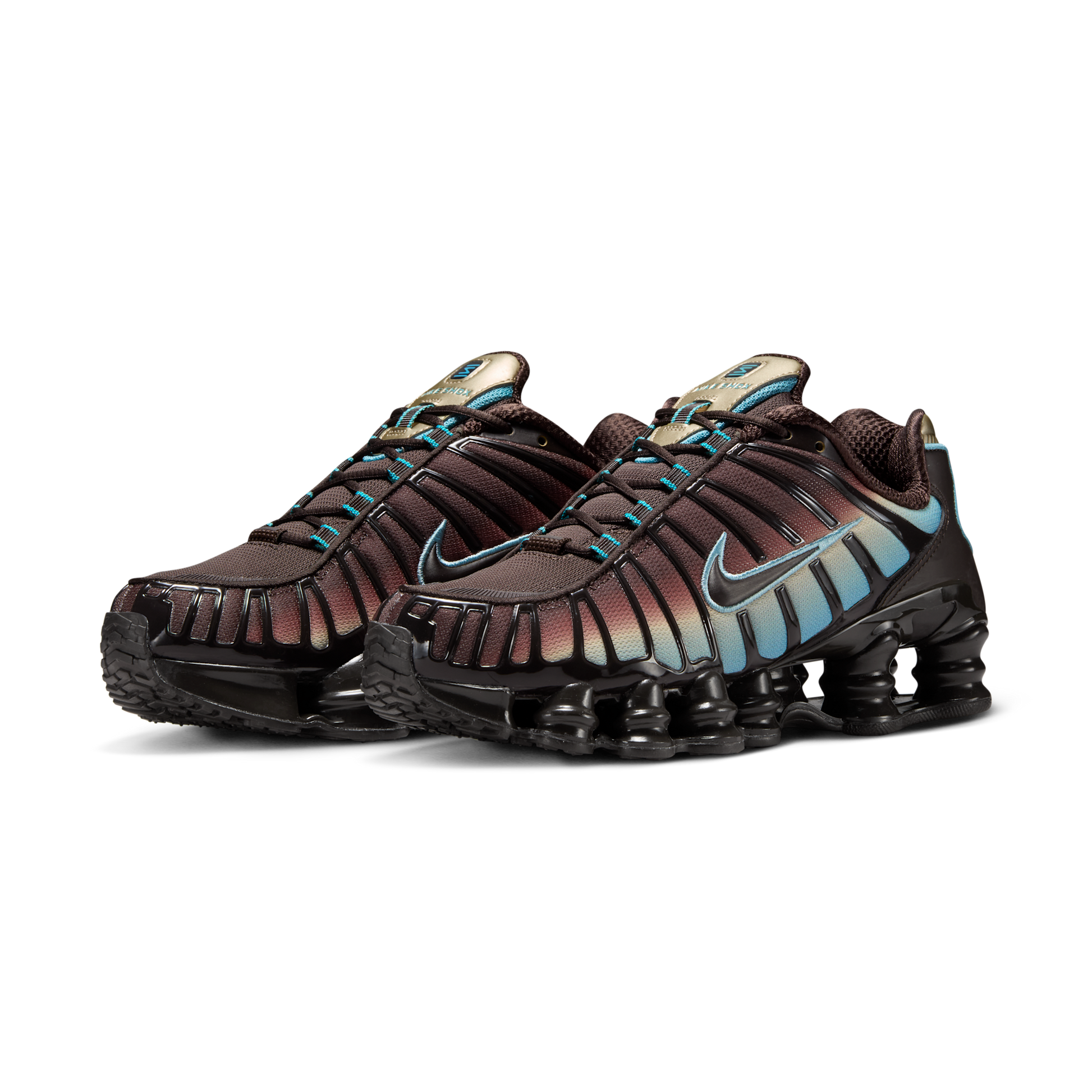 Nike Shox TL Velvet Brown Denim Turquoise (Women's)