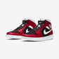 Jordan 1 Mid Gym Red Black (Women's)