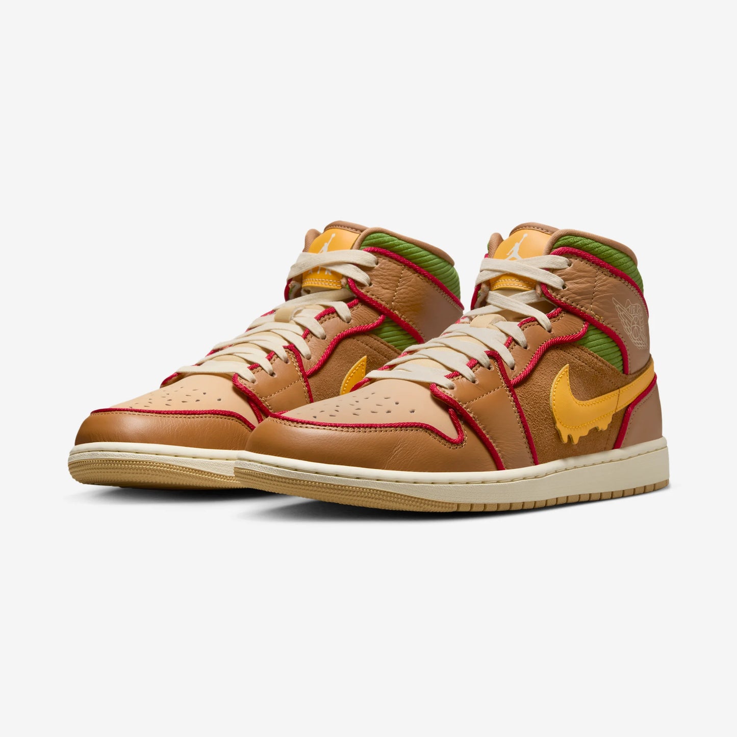 Jordan 1 Mid SE Cheeseburger