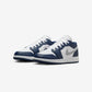 Jordan 1 Low Midnight Navy Wolf Grey (GS)
