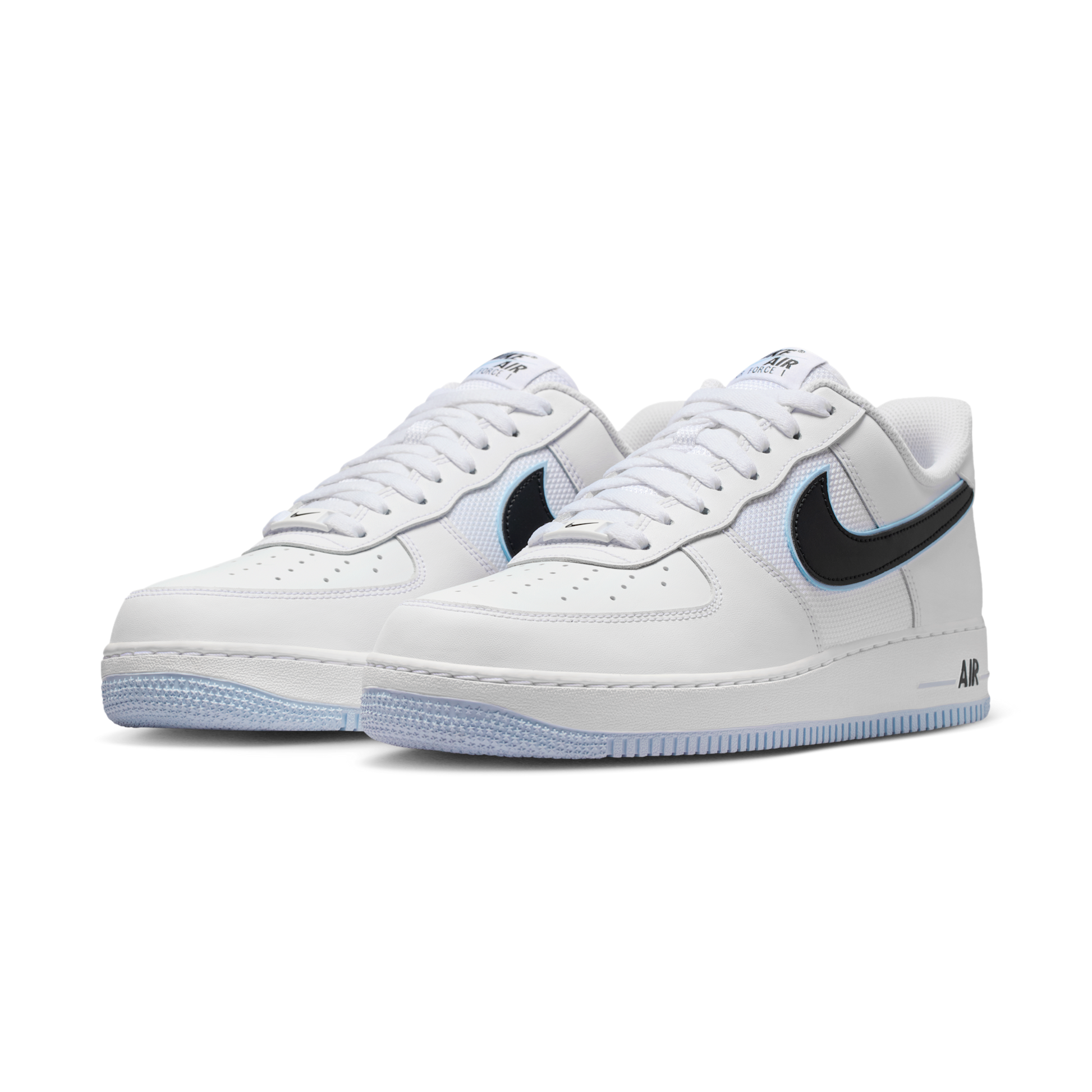 Nike Air Force 1 Low '07 White Black Hydrogen Blue