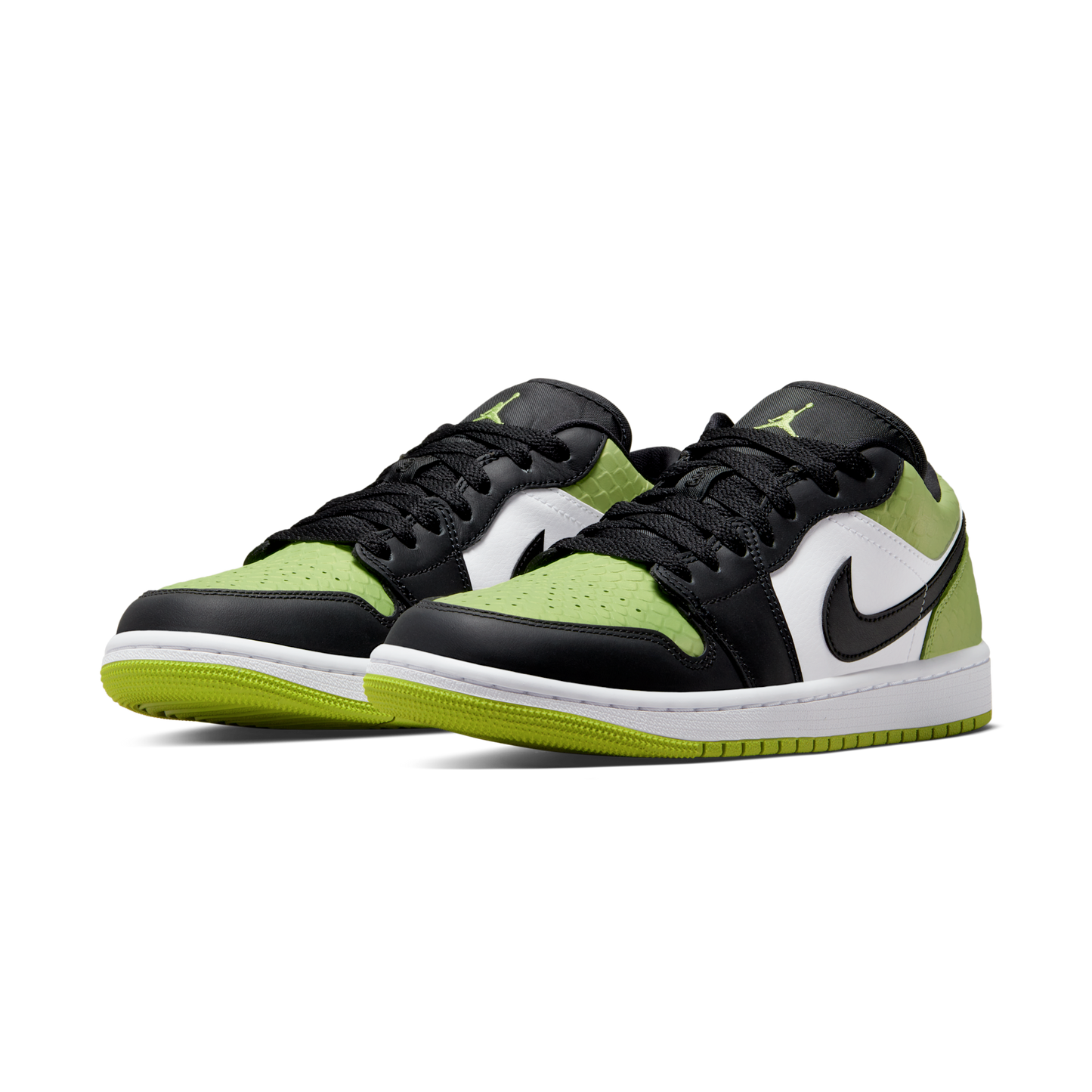 Jordan 1 Low Snakeskin Vivid Green (Women's)