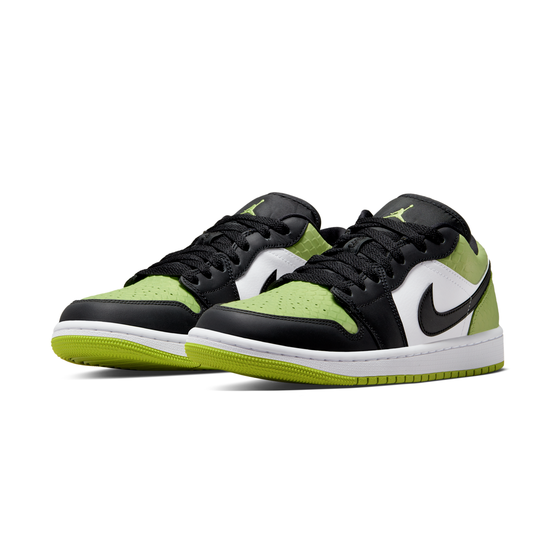 Jordan 1 Low Snakeskin Vivid Green (Women's)