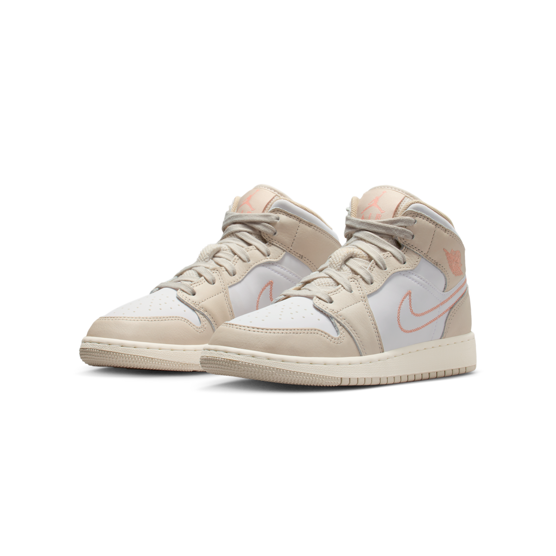 Jordan 1 Mid SE Sand Drift White Madder Root (GS)