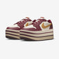 Jordan 1 Low Triple Stack Team Red Pale Ivory (Women's)