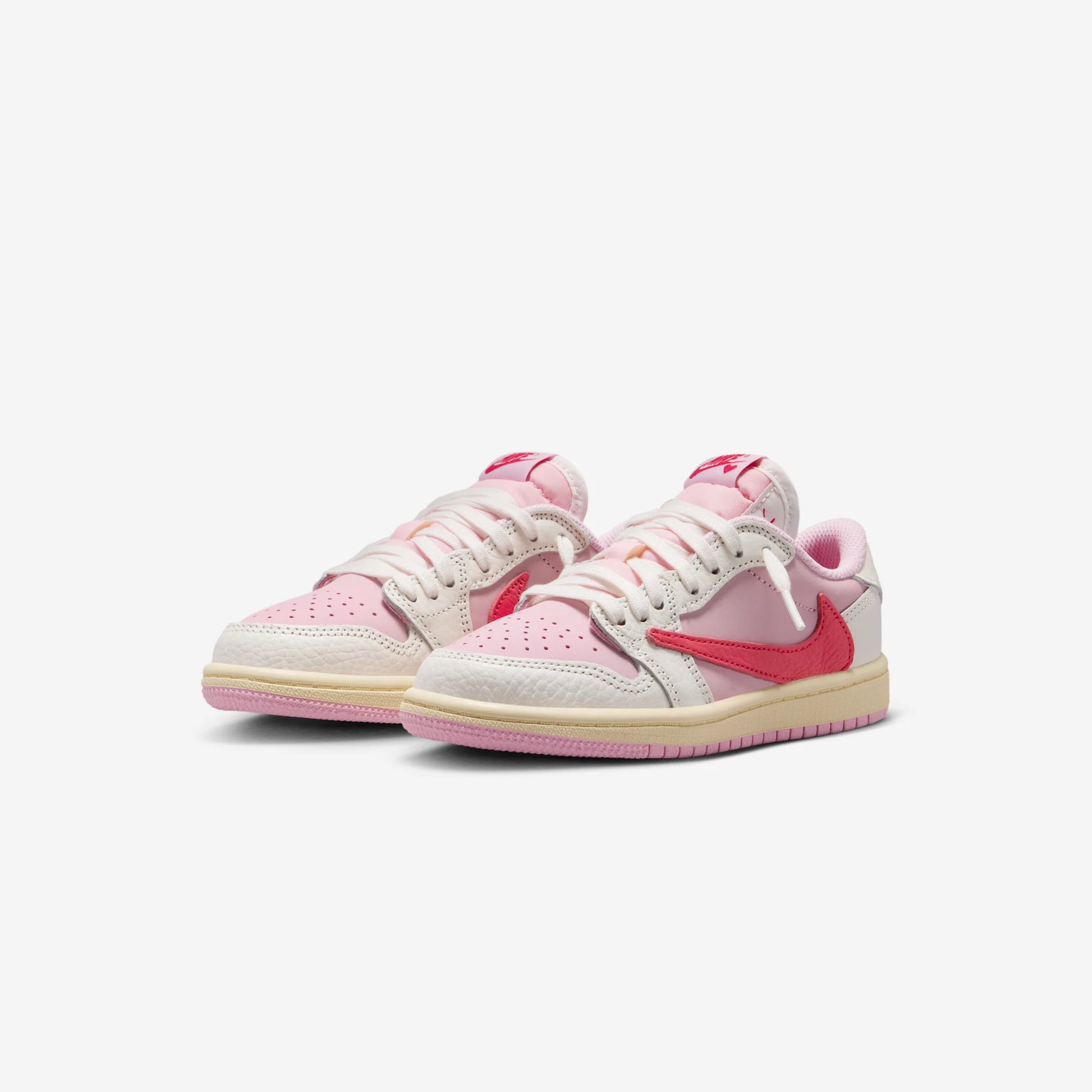 Jordan 1 Retro Low OG SP Travis Scott Sail Tropical Pink (PS)
