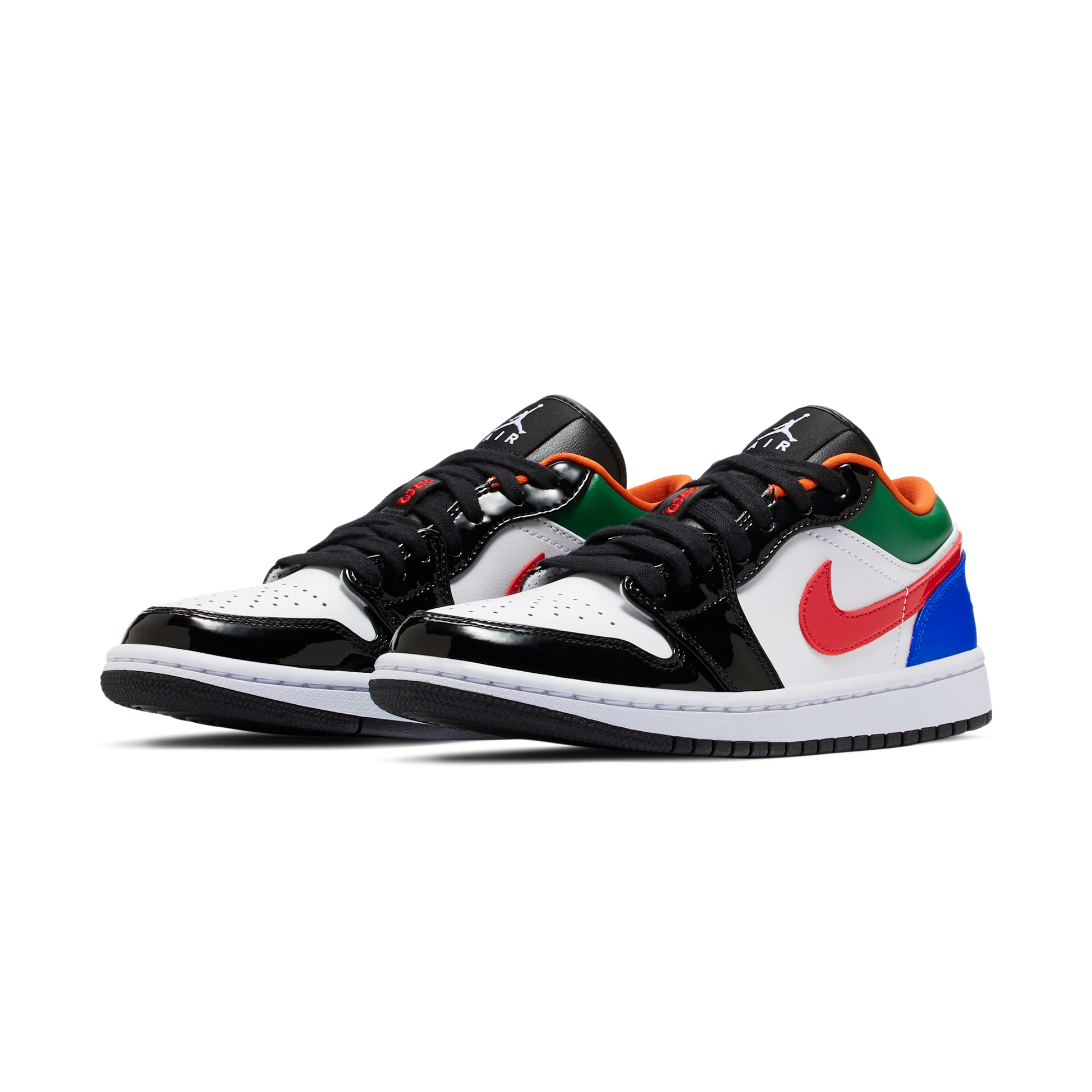 Jordan 1 Low Multi-Color Black Toe (Women's)