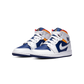 Jordan 1 Mid White Laser Orange Deep Royal Blue (GS)