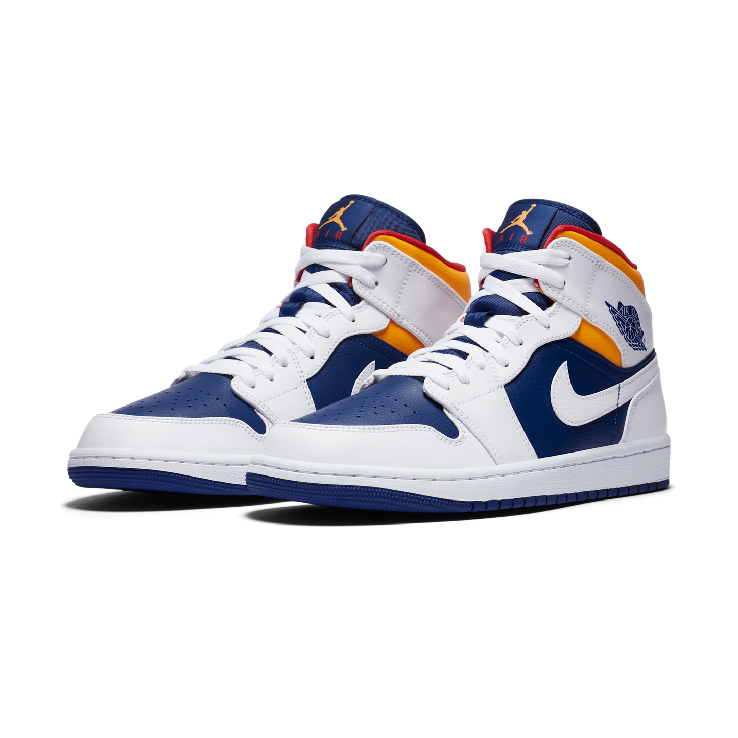 Jordan 1 Mid Royal Blue Laser Orange