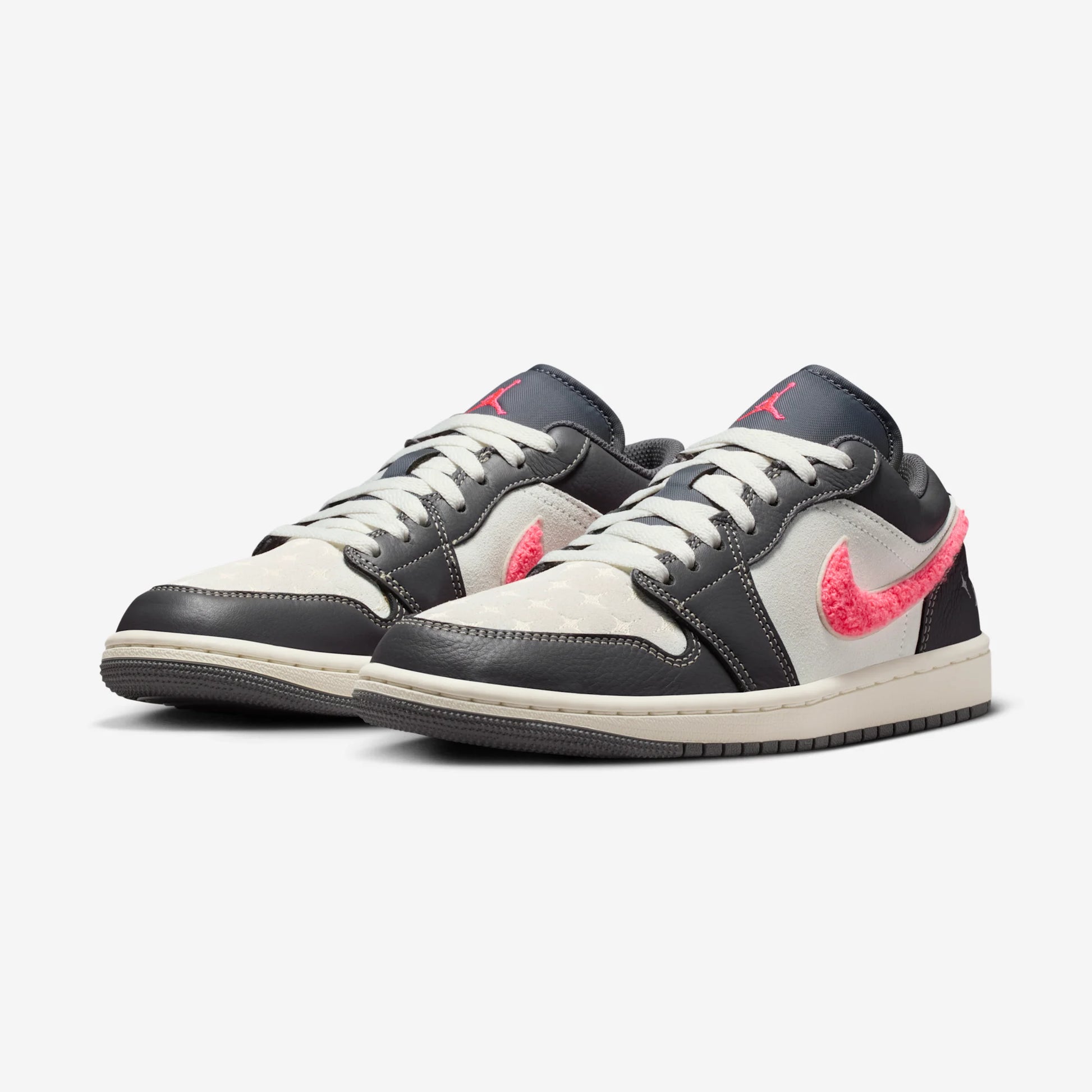 Jordan 1 Low Light Graphite Hot Punch (Women's)