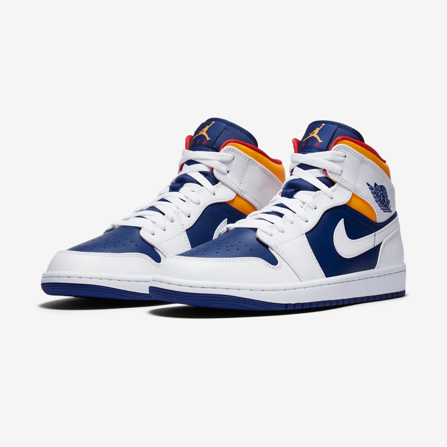 Jordan 1 Mid Royal Blue Laser Orange