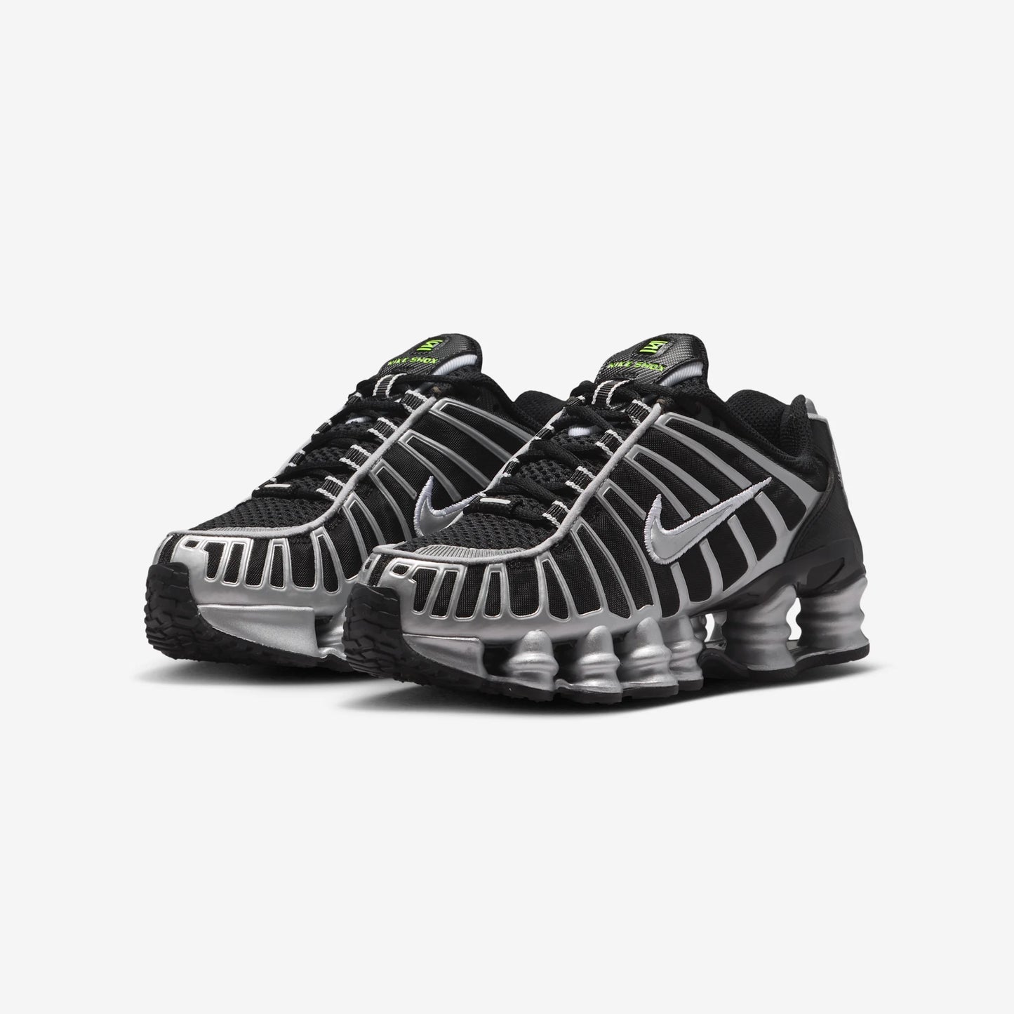 Nike Shox TL Black Volt Metallic Silver (GS)