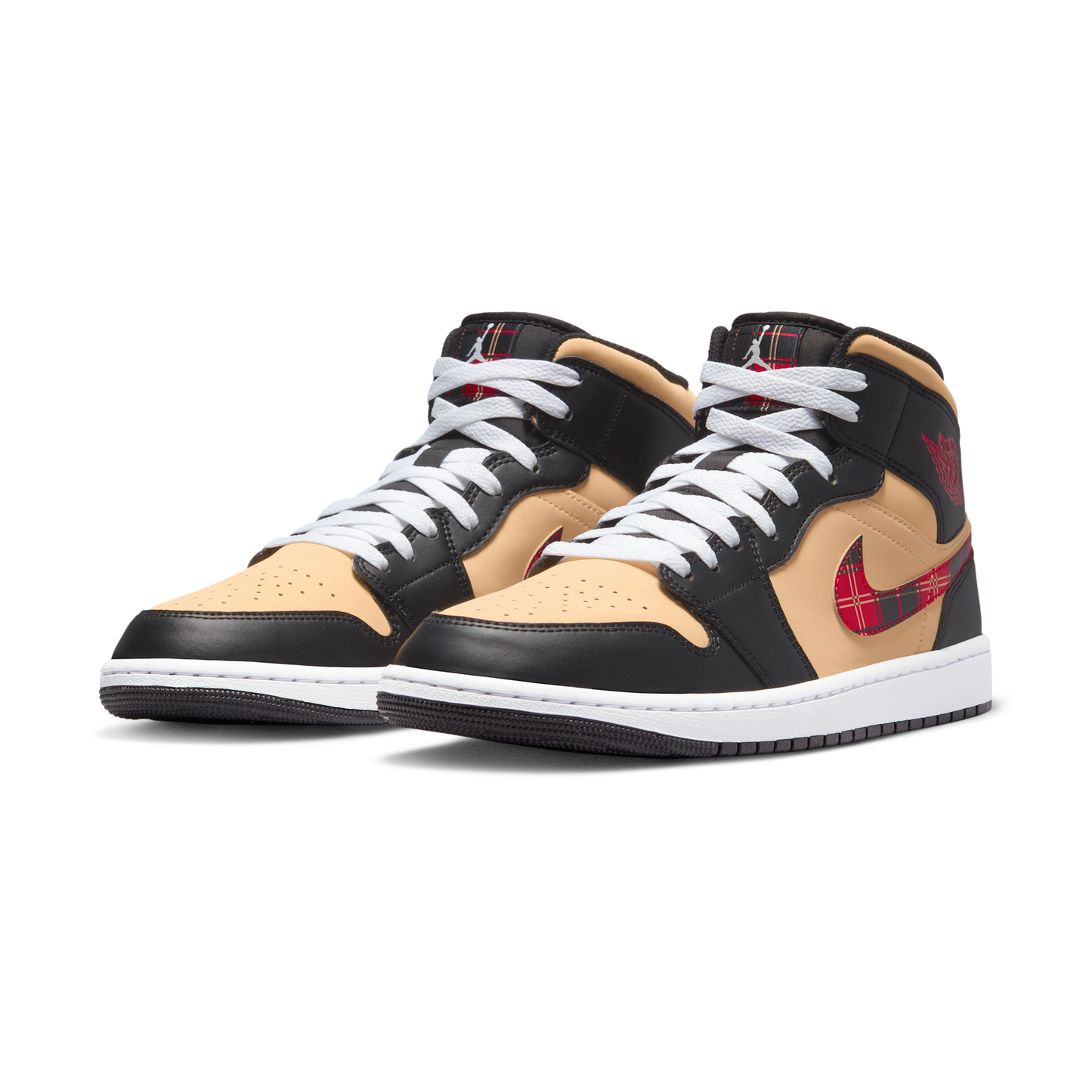 Air Jordan 1 Mid Tartan Swoosh