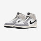 Jordan 1 Mid SE Craft White Cement Grey Black