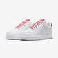 Nike Air Force 1 Low '07 White Pink Foam Metallic Silver Light Crimson (Women's)