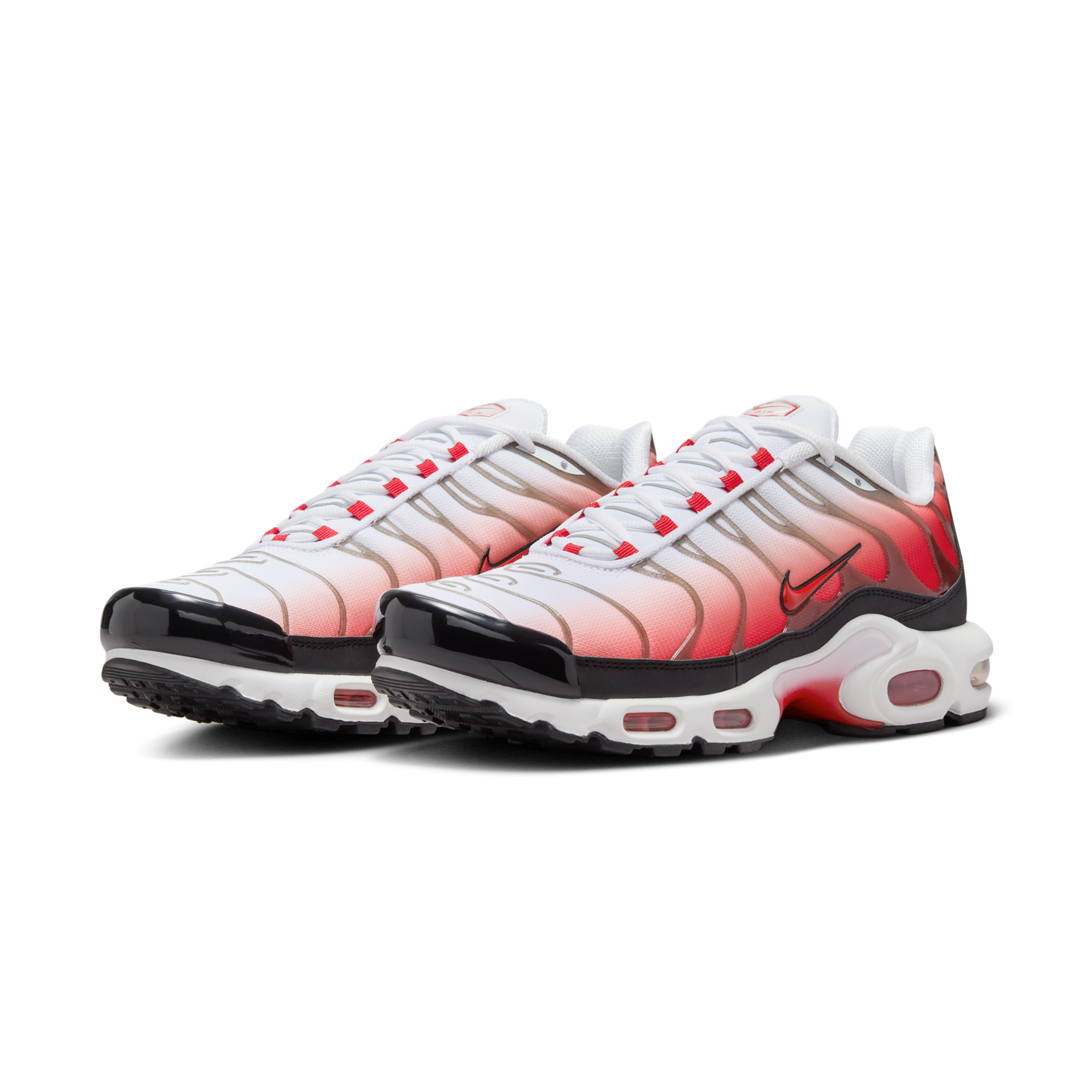 Nike Air Max Plus White Black University Red