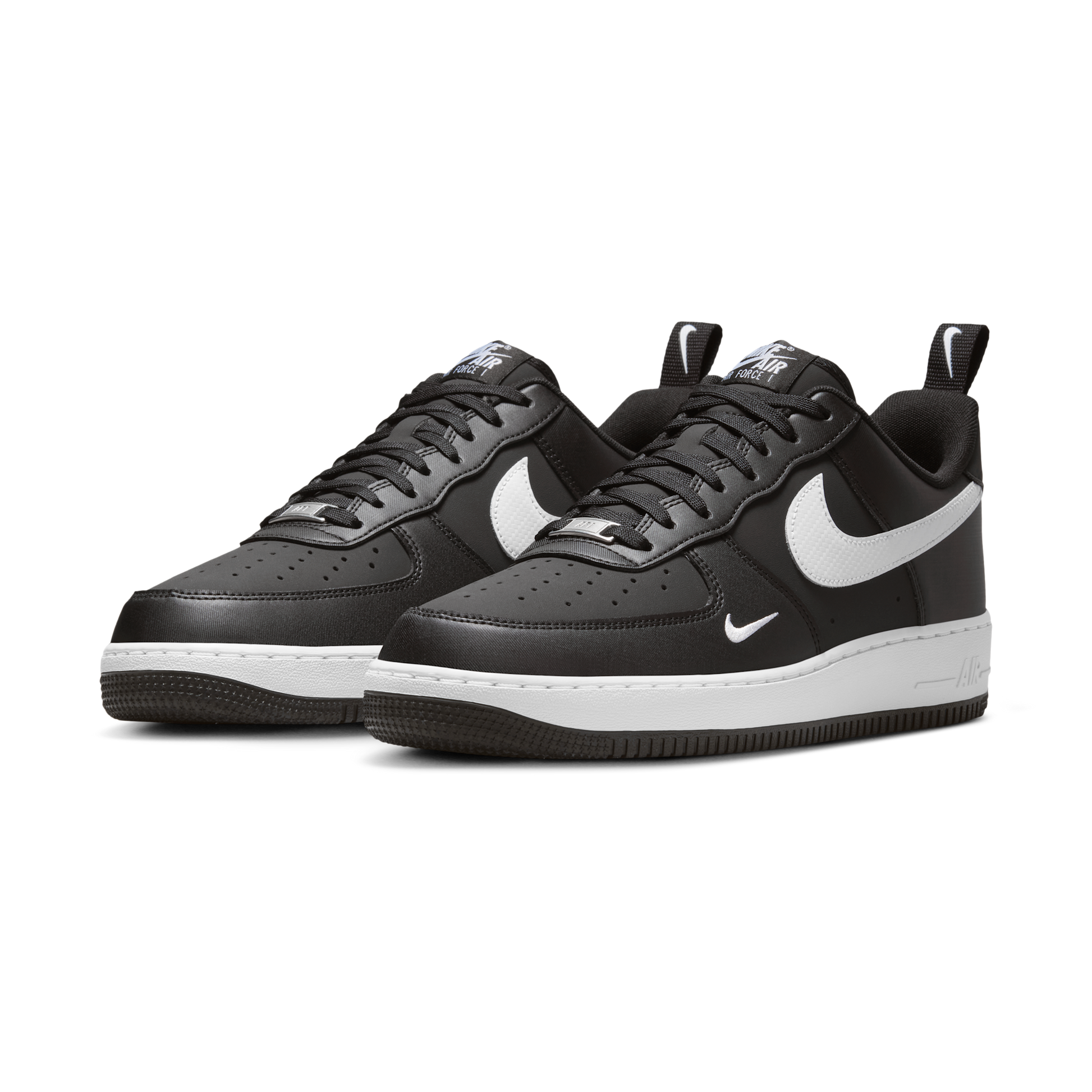 Nike Air Force 1 Low '07 LV8 Carbon Fiber Swoosh Black White