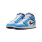 Jordan 1 Mid University Blue Midnight Navy