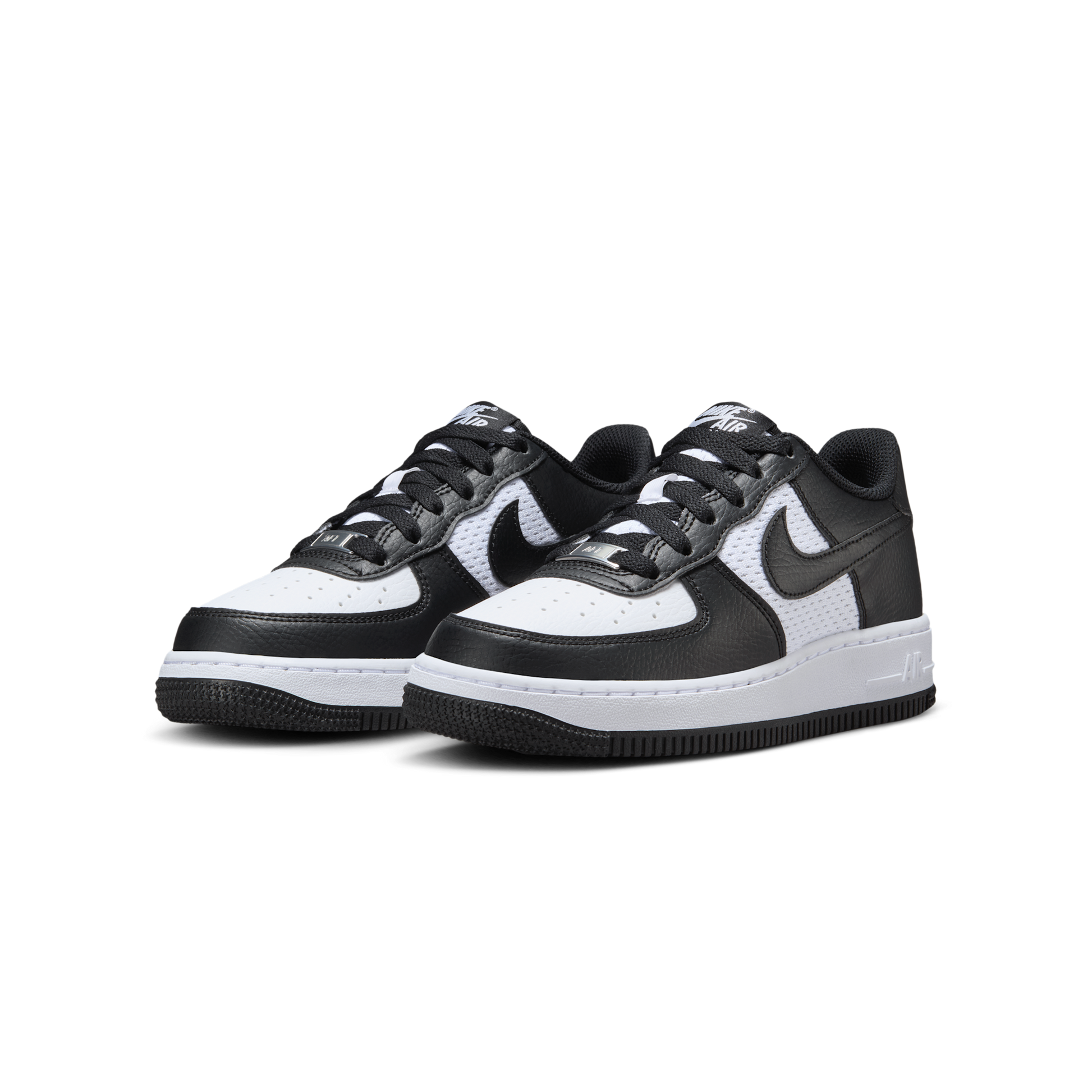 Nike Air Force 1 Low Black White Mesh (GS)