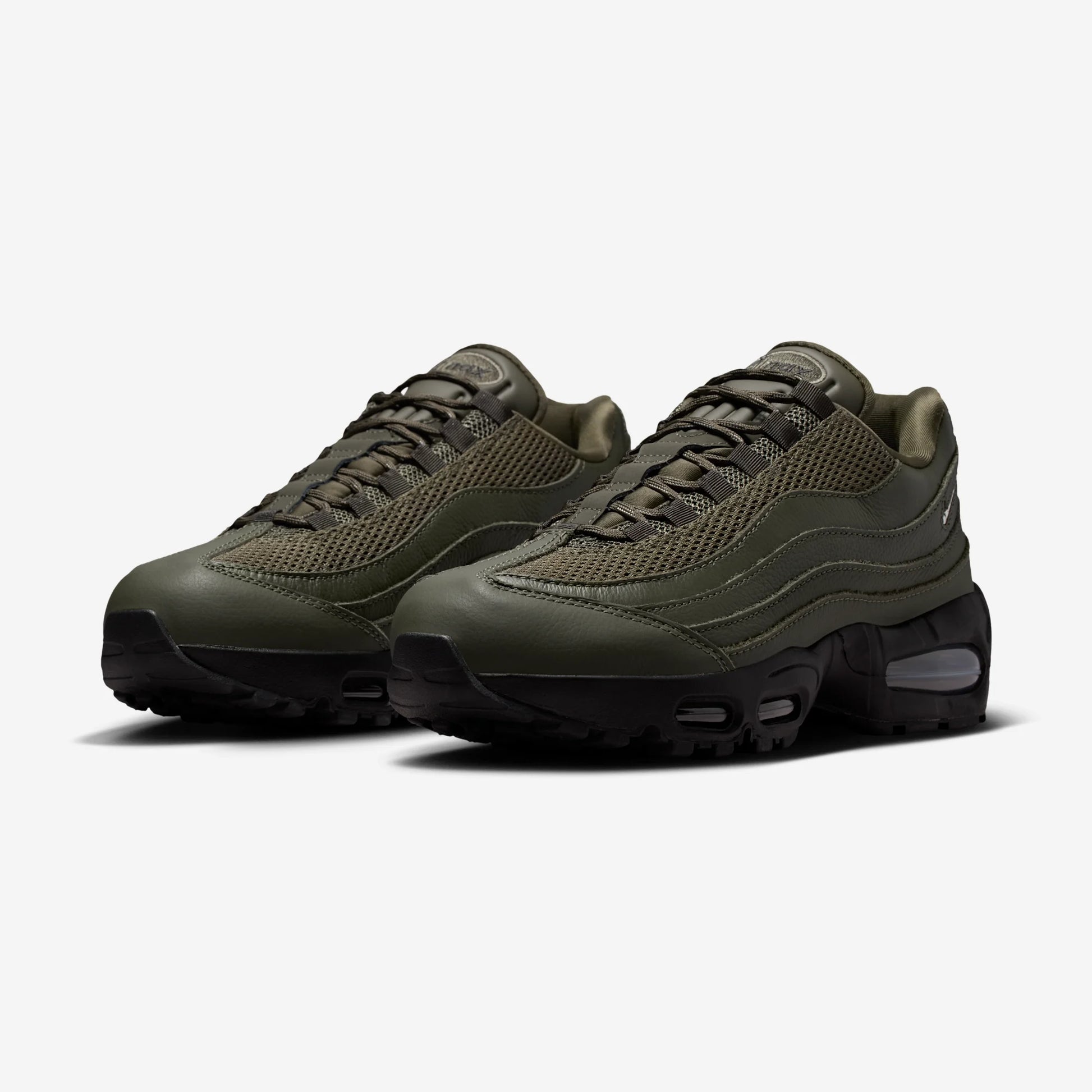Nike Air Max 95 Big Bubble Cargo Khaki Jewel Swoosh (Women's)
