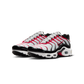 Nike Air Max Plus Pure Platinum Black White University Red (GS)