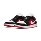 Jordan 1 Low Black White Gym Red (Women's)