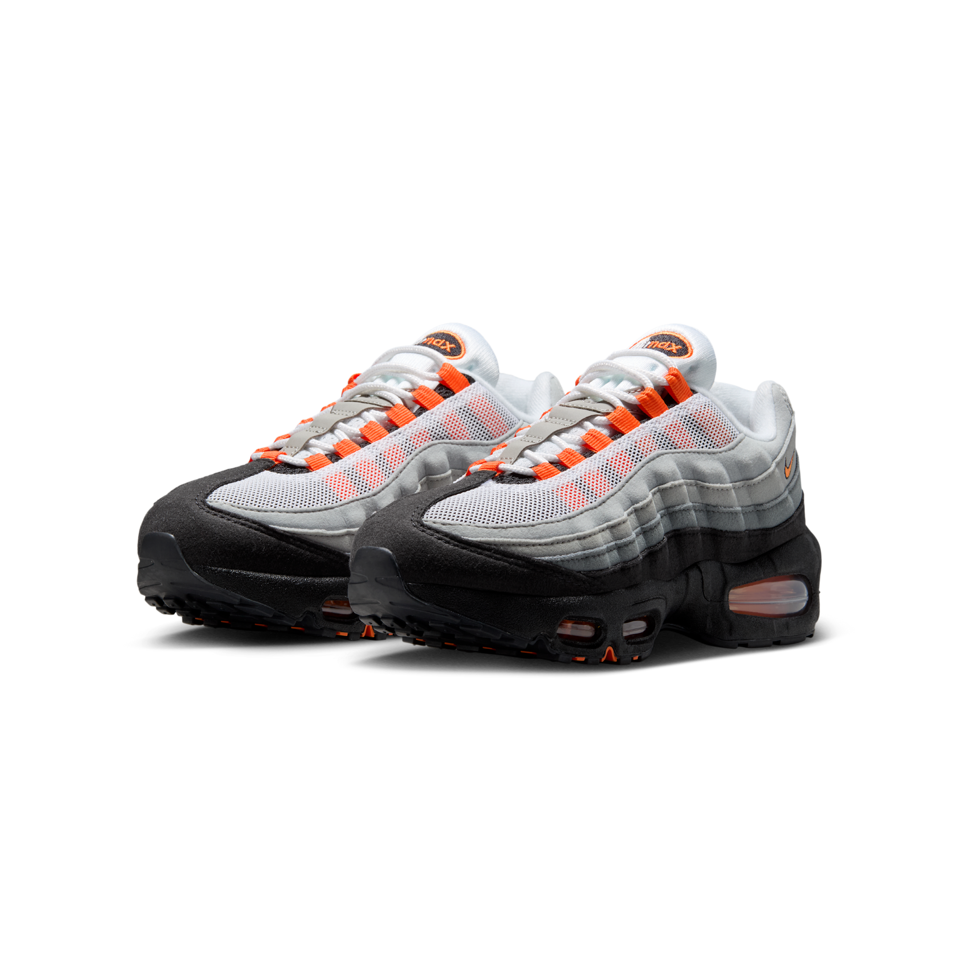 Nike Air Max 95 Big Bubble Black Cool Grey White Bright Mandarin