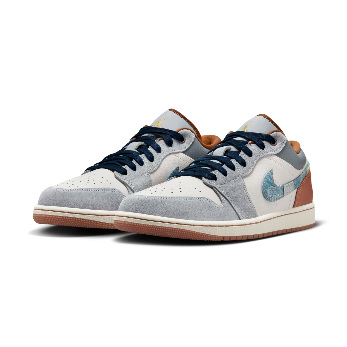 Jordan 1 Low SE Phantom Repaired Denim Swoosh