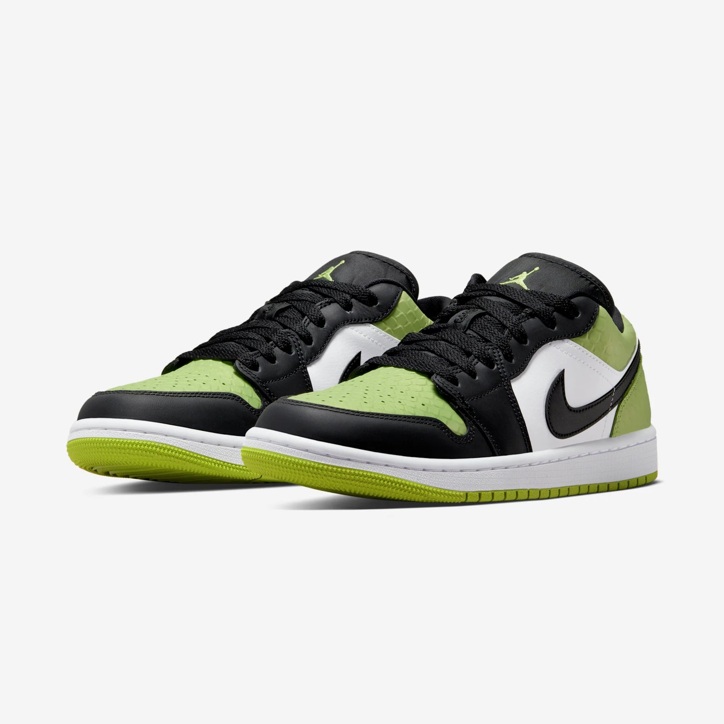 Jordan 1 Low Snakeskin Vivid Green (Women's)